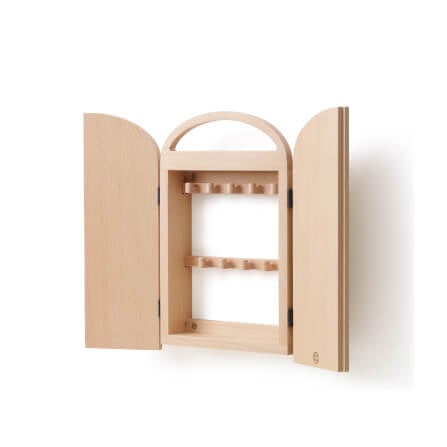 ตู้กุญแจติดผนังดีไซน์สวยไม้บีชจริง Pana Objects รุ่น Miti : Key Cabinets สีไม้บีชธรรมชาติ size 18x5.7x28 ซม_0
